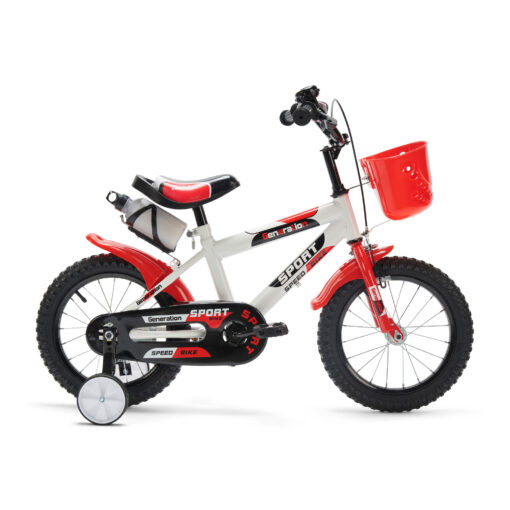 Bekijk nu de Generation Sport 14 inch – Rood – Kinderfiets is de ideale keuze voor de kleintjes! Met leuke extra's voor veel fietsplezier.