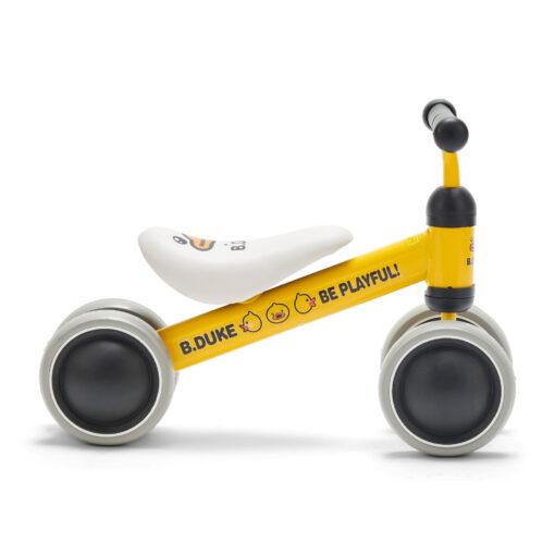 Ontdek de B.Duck Yellow Loopfiets! Leerzaam, veilig en comfortabel voor kinderen van 9 tot 36 maanden. Geef je kleintje een vliegende start op weg naar avontuur!