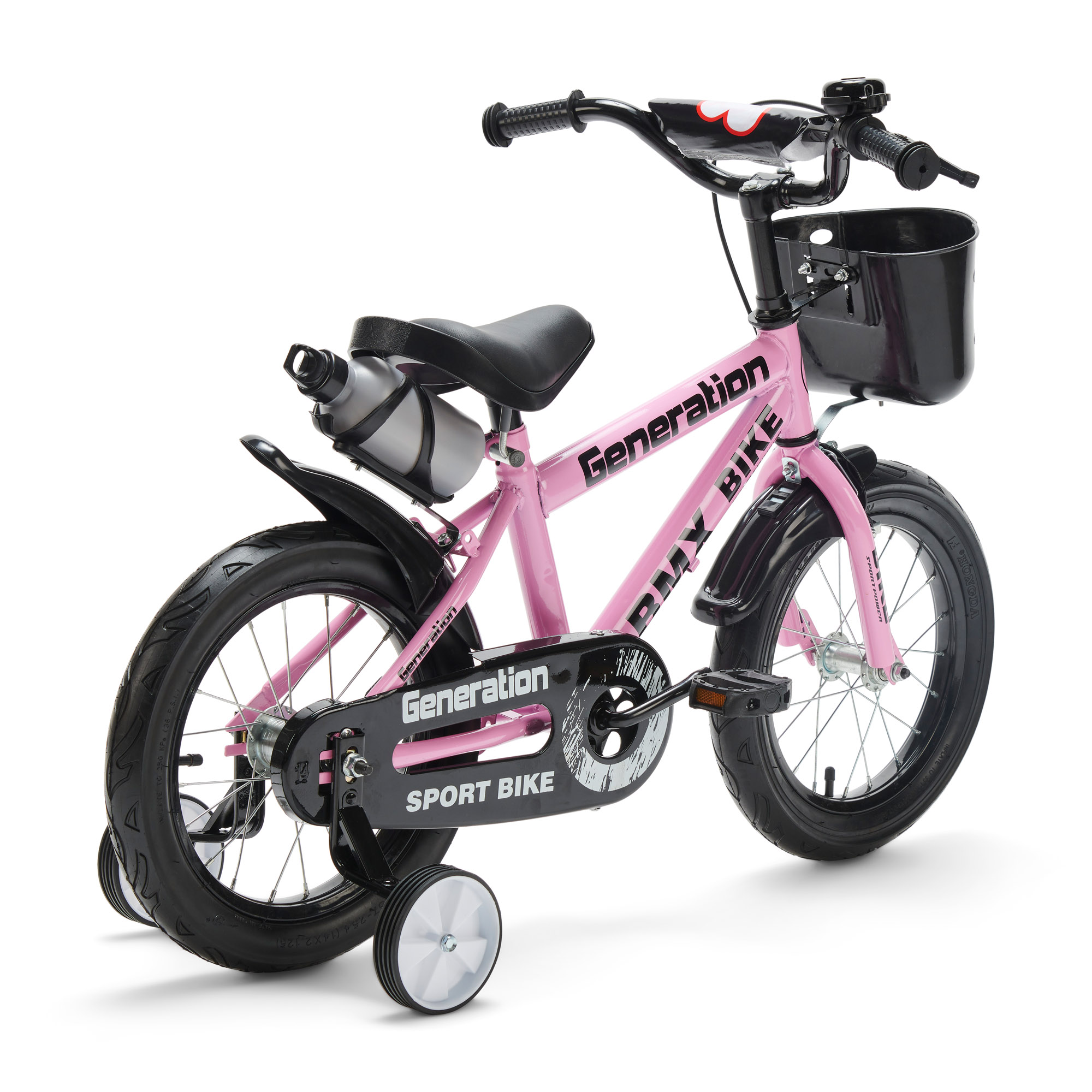 Paard Decoratie Pijnboom Generation BMX fiets 14″ Roze - Goedkope Fietsjes