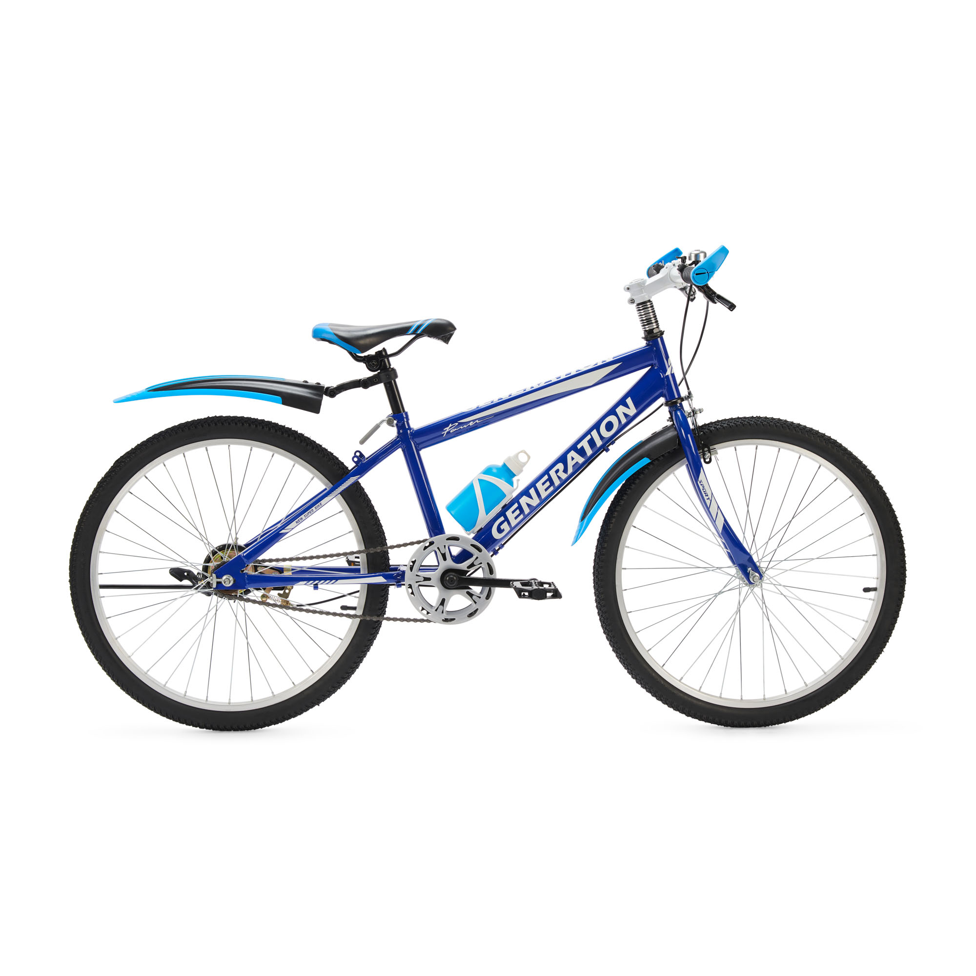 Koningin kalligrafie Kruiden Generation Extreme fiets 24 inch Blauw - Goedkope Fietsjes