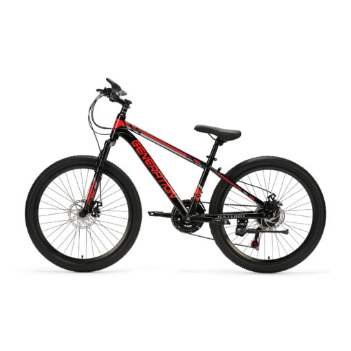 Ontdek de Generation Baturo Mountainbike 24 inch – Rood. Stoer, veilig en perfect voor kinderen van 7-10 jaar. Ideaal voor avontuurlijke ritten op elk terrein. Bestel nu!