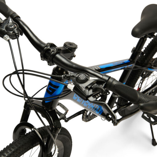 Ontdek de Generation Baturo Mountainbike 24 inch – Blauw spatborden. Stoer, veilig en perfect voor kinderen van 7-10 jaar. Ideaal voor avontuurlijke ritten op elk terrein. Bestel nu!