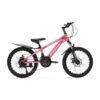 Ontdek de Generation M-760 Mountainbike 20 inch – Roze met spatborden een voor kinderen van 6 tot 8 jaar. Met 21 versnellingen en schijfremmen!