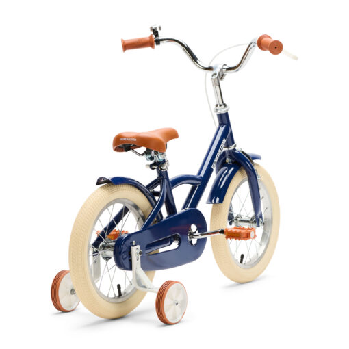 De Generation Classico 14 inch Blauw - Kinderfiets, biedt stijl, veiligheid, en comfort voor kinderen van 3-5 jaar. Inclusief zijwieltjes en eenvoudige montage. Bestel vandaag nog!
