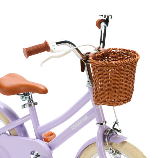 Ontdek de Generation Hip 14 inch Paars Kinderfiets: een perfecte mix van stijl, veiligheid en comfort voor kinderen van 3-5 jaar. Laat je kleintje genieten van avontuurlijke ritten!