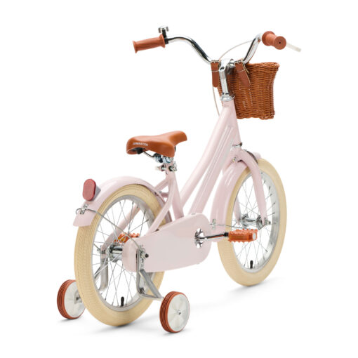 Ontdek de Generation Hip 16 inch Roze Kinderfiets: een perfecte mix van stijl, veiligheid en comfort voor kinderen van 4-6 jaar. Laat je kleintje genieten van avontuurlijke ritten!