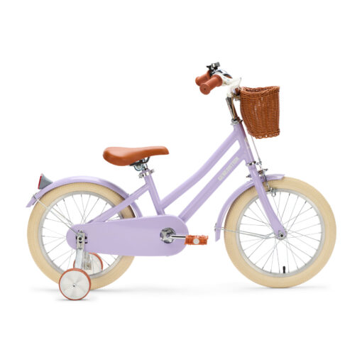 Ontdek de Generation Hip 16 inch Paarse Kinderfiets: een perfecte mix van stijl, veiligheid en comfort voor kinderen van 4-6 jaar. Laat je kleintje genieten van avontuurlijke ritten!