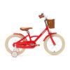 De Generation Classic 16 inch Rood - Kinderfiets, biedt stijl, veiligheid, en comfort voor kinderen van 4-6 jaar. Inclusief zijwieltjes en eenvoudige montage. Bestel vandaag nog!