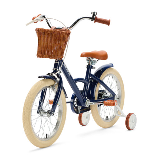 De Generation Classic 16 inch Blauw - Kinderfiets, biedt stijl, veiligheid, en comfort voor kinderen van 4-6 jaar. Inclusief zijwieltjes en eenvoudige montage. Bestel vandaag nog!