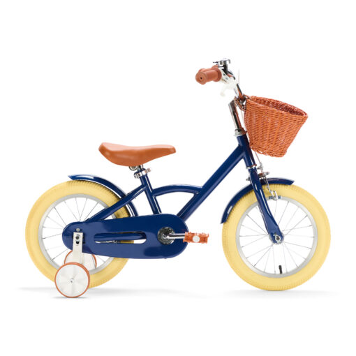 De Generation Classic 14 inch Blauw - Kinderfiets, biedt stijl, veiligheid, en comfort voor kinderen van 3-5 jaar. Inclusief zijwieltjes en eenvoudige montage. Bestel vandaag nog!