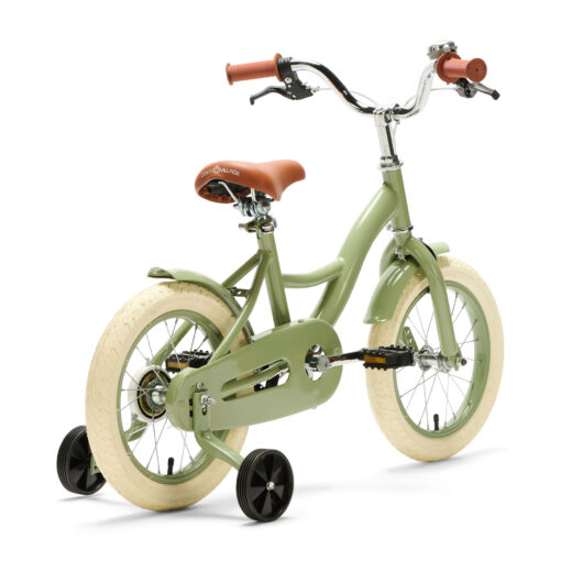 Op de groene Generation Blanco kinderfiets 14 inch trekt jouw kind zeker de aandacht! Deze stoere fiets, geschikt voor kinderen van 3 tot 5 jaar, wordt met zijwieltjes geleverd en is daarom ook perfect geschikt voor kinderen die nog wat ondersteuning kunnen gebruiken.