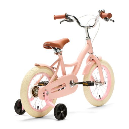 Op de roze Generation Blanco kinderfiets 14 inch trekt jouw kind zeker de aandacht! Deze stoere fiets, geschikt voor kinderen van 3 tot 5 jaar, wordt met zijwieltjes geleverd en is daarom ook perfect geschikt voor kinderen die nog wat ondersteuning kunnen gebruiken.