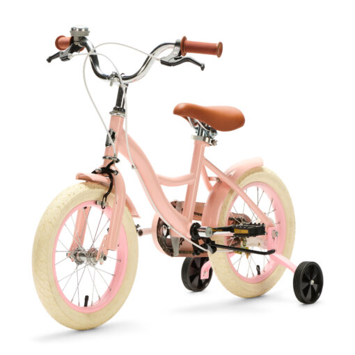 Op de roze Generation Blanco kinderfiets 14 inch trekt jouw kind zeker de aandacht! Deze stoere fiets, geschikt voor kinderen van 3 tot 5 jaar, wordt met zijwieltjes geleverd en is daarom ook perfect geschikt voor kinderen die nog wat ondersteuning kunnen gebruiken.