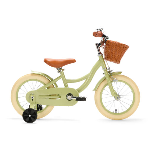 Op de groene Generation Blanco kinderfiets 14 inch trekt jouw kind zeker de aandacht! Deze stoere fiets, geschikt voor kinderen van 3 tot 5 jaar, wordt met zijwieltjes geleverd en is daarom ook perfect geschikt voor kinderen die nog wat ondersteuning kunnen gebruiken.