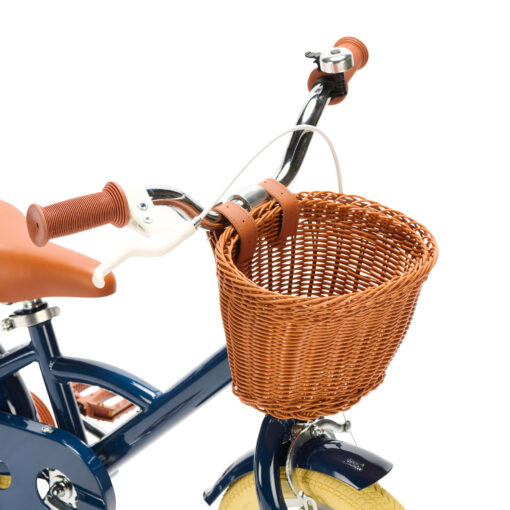 De Generation Classic 12 inch Blauw - Kinderfiets, biedt stijl, veiligheid, en comfort voor kinderen van 2-4 jaar. Inclusief zijwieltjes en eenvoudige montage. Bestel vandaag nog!