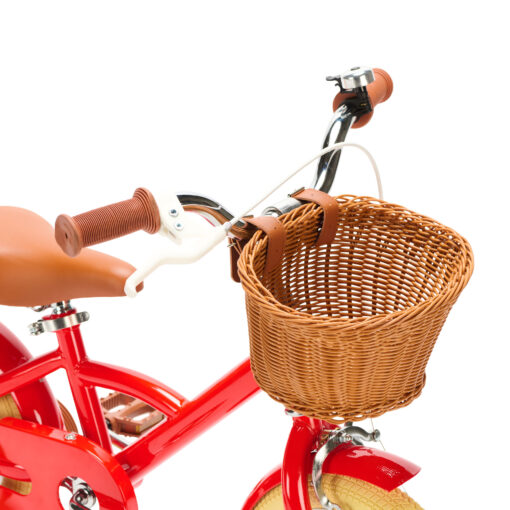 De Generation Classic 12 inch Rood - Kinderfiets, biedt stijl, veiligheid, en comfort voor kinderen van 2-4 jaar. Inclusief zijwieltjes en eenvoudige montage. Bestel vandaag nog!