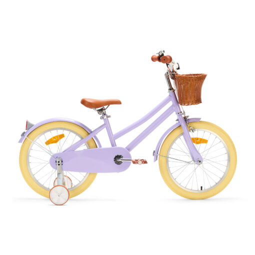 Ontdek de Generation Hip 18 inch Paarse Kinderfiets: een perfecte mix van stijl, veiligheid en comfort voor kinderen van 5-7 jaar. Laat je kleintje genieten van avontuurlijke ritten!