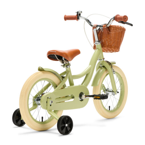 Op de groene Generation Blanco kinderfiets 14 inch trekt jouw kind zeker de aandacht! Deze stoere fiets, geschikt voor kinderen van 3 tot 5 jaar, wordt met zijwieltjes geleverd en is daarom ook perfect geschikt voor kinderen die nog wat ondersteuning kunnen gebruiken.