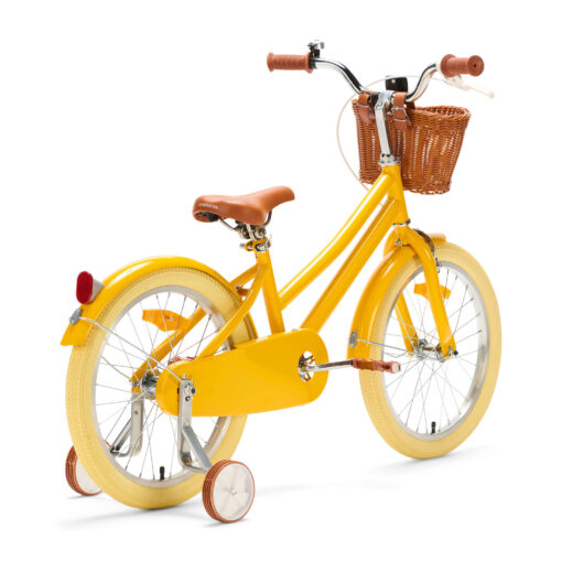 Ontdek de Generation Hip 18 inch Gele Kinderfiets: een perfecte mix van stijl, veiligheid en comfort voor kinderen van 5-7 jaar. Laat je kleintje genieten van avontuurlijke ritten!