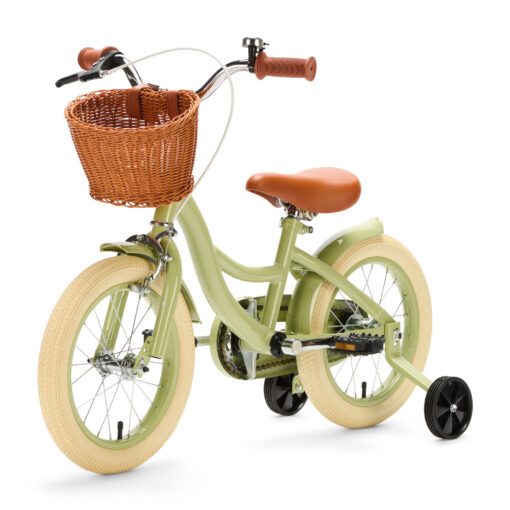 Op de groene Generation Blanco kinderfiets 14 inch trekt jouw kind zeker de aandacht! Deze stoere fiets, geschikt voor kinderen van 3 tot 5 jaar, wordt met zijwieltjes geleverd en is daarom ook perfect geschikt voor kinderen die nog wat ondersteuning kunnen gebruiken.