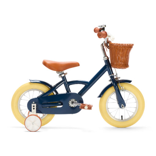 De Generation Classic 12 inch Blauw - Kinderfiets, biedt stijl, veiligheid, en comfort voor kinderen van 2-4 jaar. Inclusief zijwieltjes en eenvoudige montage. Bestel vandaag nog!