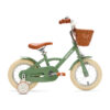 De Generation Classic 12 inch Olijfgroen - Kinderfiets, biedt stijl, veiligheid, en comfort voor kinderen van 2-4 jaar. Inclusief zijwieltjes en eenvoudige montage. Bestel vandaag nog!