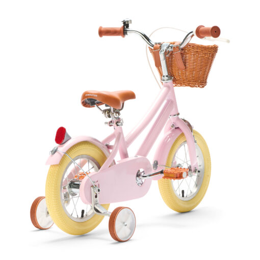 Coole Roze kinderfiets 12 inch: stijlvol, veilig, comfortabel, inclusief zijwieltjes! Een perfecte mix van stijl, veiligheid en comfort voor kinderen van 2 - 4 jaar. Laat je kleintje genieten van avontuurlijke ritten!