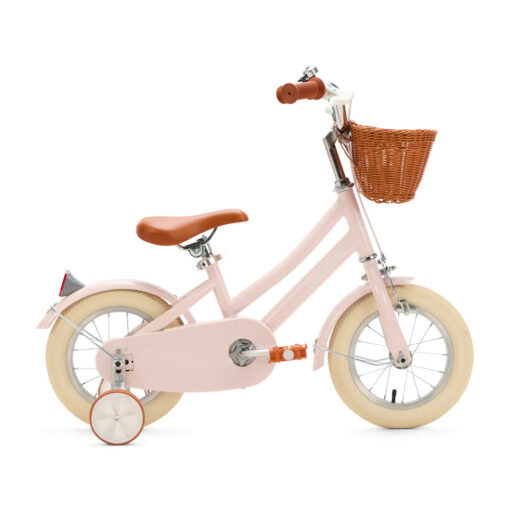 Coole Roze kinderfiets 12 inch: stijlvol, veilig, comfortabel, inclusief zijwieltjes! Een perfecte mix van stijl, veiligheid en comfort voor kinderen van 2 - 4 jaar. Laat je kleintje genieten van avontuurlijke ritten!