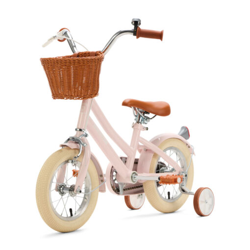 Coole Roze kinderfiets 12 inch: stijlvol, veilig, comfortabel, inclusief zijwieltjes! Een perfecte mix van stijl, veiligheid en comfort voor kinderen van 2 - 4 jaar. Laat je kleintje genieten van avontuurlijke ritten!