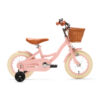 De Generation Blanco 12 Inch Roze met Mandje is een charmante kinderfiets voor kinderen van 2-4 jaar. Met een stevig frame, verstelbaar zadel en stuur, en een handig mandje voorop.