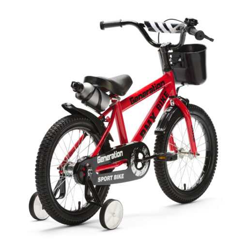 De Generation BMX 16 inch Rood – Kinderfiets is ideaal voor kinderen van 4-6 jaar. Met een stevig frame, veilige remmen en coole accessoires biedt deze fiets zowel plezier als veiligheid.