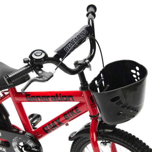 De Generation BMX 16 inch Rood – Kinderfiets is ideaal voor kinderen van 4-6 jaar. Met een stevig frame, veilige remmen en coole accessoires biedt deze fiets zowel plezier als veiligheid.