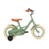 De Generation Blanco 12 Inch Olijfgroen is een stoere kinderfiets voor kinderen van 2-4 jaar. Met een stevig frame, verstelbaar zadel en stuur, en een robuust ontwerp.