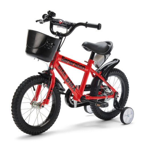 De Generation BMX 14 inch Rood – Kinderfiets is perfect voor jonge avonturiers! Stevig, veilig en met coole extra’s zoals een mandje en drinkfles. Bestel nu