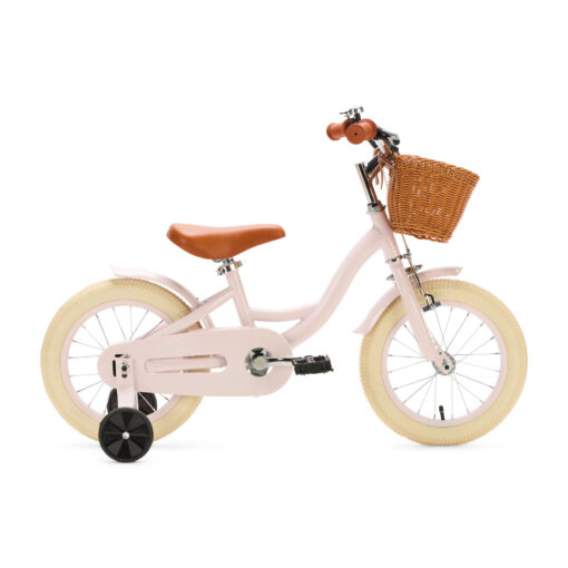 Op de lichtroze Generation Blanco kinderfiets 14 inch met mandje trekt jouw kind zeker de aandacht! Deze stoere fiets, geschikt voor kinderen van 3 tot 5 jaar, wordt met zijwieltjes geleverd en is daarom ook perfect geschikt voor kinderen die nog wat ondersteuning kunnen gebruiken.