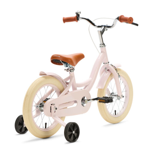 Op de Lichtroze Generation Blanco kinderfiets 14 inch trekt jouw kind zeker de aandacht! Deze stoere fiets, geschikt voor kinderen van 3 tot 5 jaar, wordt met zijwieltjes geleverd en is daarom ook perfect geschikt voor kinderen die nog wat ondersteuning kunnen gebruiken.