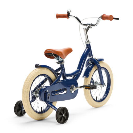 Op de Donkerblauwe Generation Blanco kinderfiets 14 inch trekt jouw kind zeker de aandacht! Deze stoere fiets, geschikt voor kinderen van 3 tot 5 jaar, wordt met zijwieltjes geleverd en is daarom ook perfect geschikt voor kinderen die nog wat ondersteuning kunnen gebruiken.