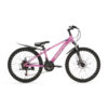 Ontdek de roze Generation M-760 Mountainbike 24 inch met spatborden voor kinderen van 7-10 jaar. Met stoer design, 21 versnellingen en schijfremmen voor optimale veiligheid en plezier!