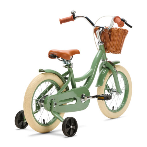 Op de groene Generation Blanco kinderfiets 14 inch trekt jouw kind zeker de aandacht! Deze stoere fiets, geschikt voor kinderen van 3 tot 5 jaar, wordt met zijwieltjes geleverd en is daarom ook perfect geschikt voor kinderen die nog wat ondersteuning kunnen gebruiken.