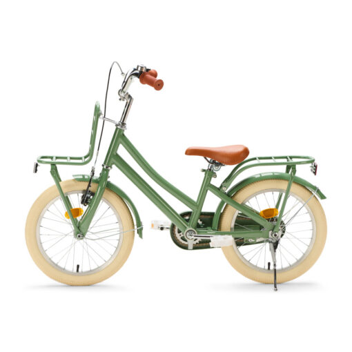 De Generation Urban Junior 16 inch Groen – Kinderfiets is een veilige en vrolijke fiets voor kinderen van 4 tot 6 jaar. Met zijwieltjes, dubbele remmen en handige dragers is dit de ideale fiets voor de eerste kilometers.