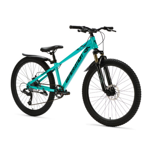 De Generation X8 Mountainbike 26 inch - Blauw met spatborden is een veilige en praktische fiets voor kinderen van 10 tot 14 jaar. Met 8 versnellingen, schijfremmen voor en achter, verstelbaar zadel en spatborden is deze mountainbike ideaal voor straat- en recreatieve off-road ritten, ook bij nat weer.