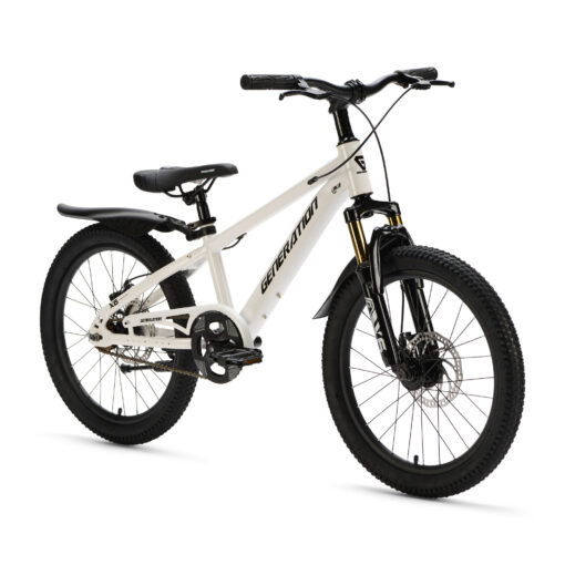 De Generation X6 20 inch Wit is een lichte en sportieve kinderfiets met aluminium frame en krachtige schijfremmen. Perfect voor kinderen van 6 tot 8 jaar die een stoere mountainbike look combineren met dagelijks fietsplezier.