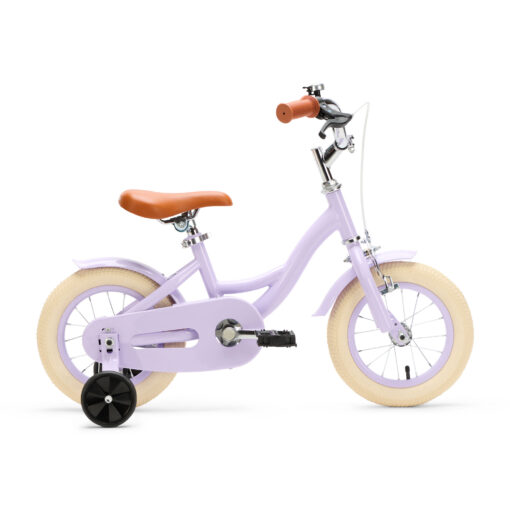 De Generation Blanco 12 inch lila kinderfiets is perfect voor kinderen van 2 tot 4 jaar die leren fietsen. Stevig, veilig en comfortabel, met een vrolijk design voor elke rit.