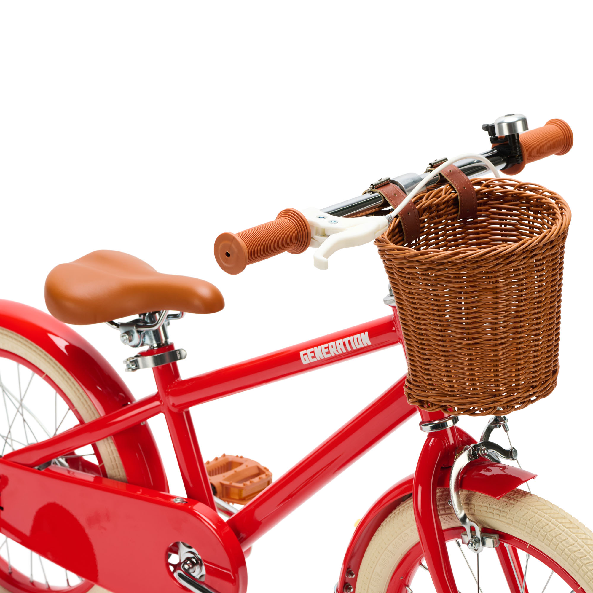 Generation Retro 16 inch Rood – Kinderfiets met Mandje De Generation Retro 16 inch Rood – Kinderfiets met mandje is perfect voor 4-6 jarigen, met stijlvol design, veilige remmen, en comfort. Inclusief zijwieltjes, ideaal voor een veilige en plezierige fietservaring.