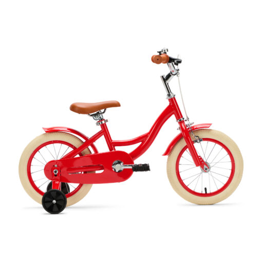 Op de Rode Generation Blanco kinderfiets 14 inch trekt jouw kind zeker de aandacht! Deze stoere fiets, geschikt voor kinderen van 3 tot 5 jaar, wordt met zijwieltjes geleverd en is daarom ook perfect geschikt voor kinderen die nog wat ondersteuning kunnen gebruiken.