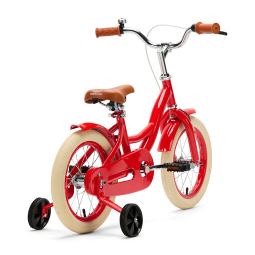 Op de Rode Generation Blanco kinderfiets 14 inch trekt jouw kind zeker de aandacht! Deze stoere fiets, geschikt voor kinderen van 3 tot 5 jaar, wordt met zijwieltjes geleverd en is daarom ook perfect geschikt voor kinderen die nog wat ondersteuning kunnen gebruiken.